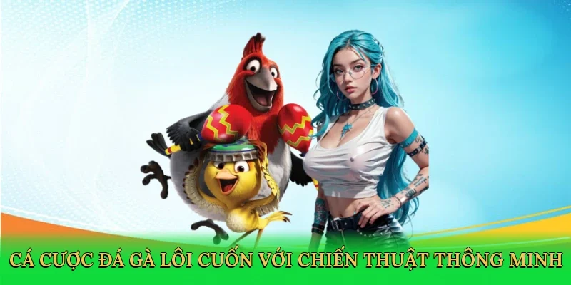 Cá cược đá gà lôi cuốn với chiến thuật thông minh