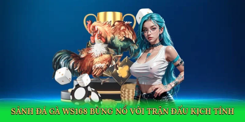Sảnh đá gà ws168 bùng nổ với trận đấu kịch tính